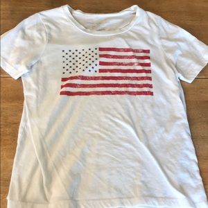 American flag tee